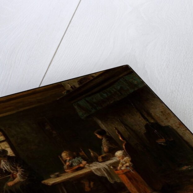 The Anxious Family by Jozef (1824-1911) Israels