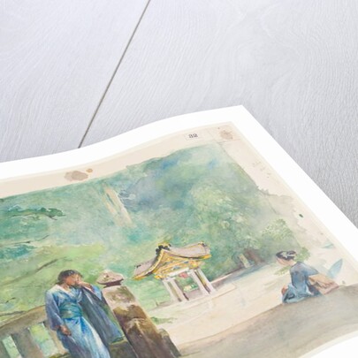 Sacred Font, Iyemitsu Temple by John La Farge or Lafarge