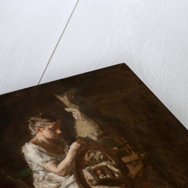 The Spinner by Thomas Cowperthwait Eakins