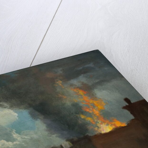 The Conflagration by Albert Bierstadt