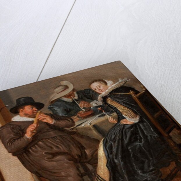 Merry Company with Flutist by Dirck Hals