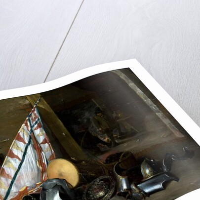 Interior of an Armory, 1649 by David the Younger (style of) Teniers