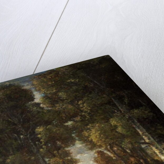 Village Road c.1830-60 by Constant-Emile Troyon