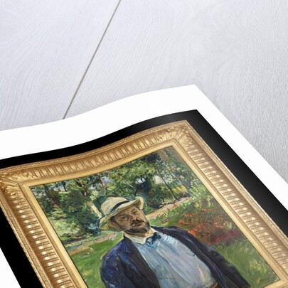 A Self-Portrait in the Garden at Godramstein, 1910 by Max Slevogt