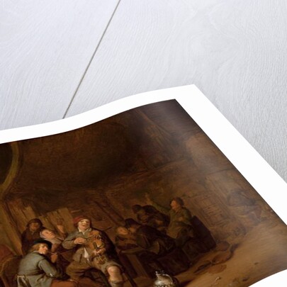 Figures smoking and playing music in an inn, c.1640 by Jan Miense Molenaer