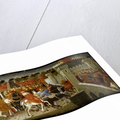 Scenes from the Coronation of the Emperor Frederick III in Rome by Giovanni Di Ser Giovanni Lo Scheggia Guidi