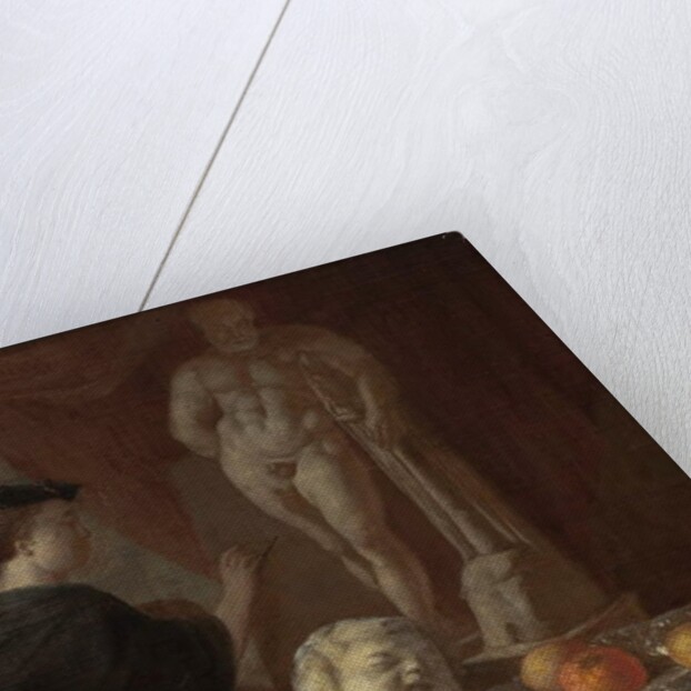 Still Life and a Woman at an Easel, late 1600s by Johannes Voorhout