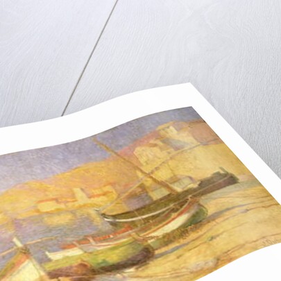 The Port of Collioure, Afternoon by Jeanne Dubut