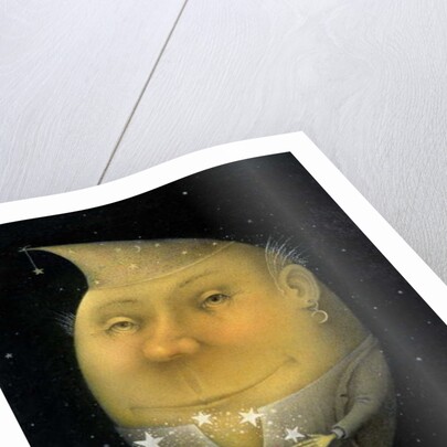 Juggling Crescent Moon by Wayne Anderson