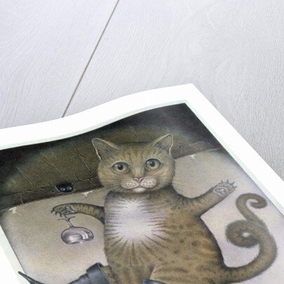 Puss in Boots doing a Somersault by Wayne Anderson