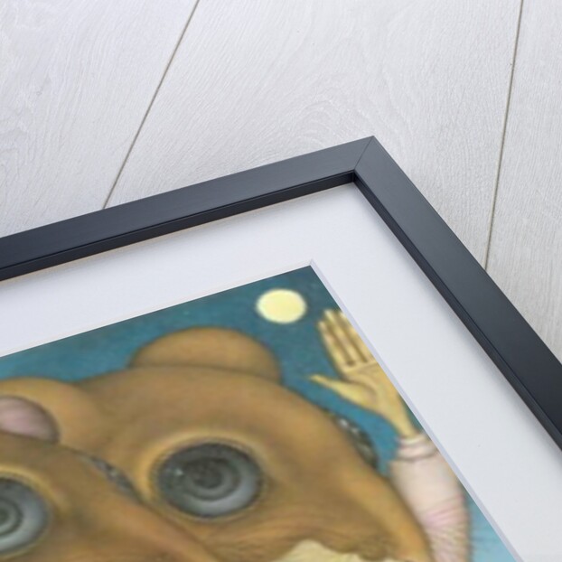 Mouse Couple and Dwarves Waving by Wayne Anderson