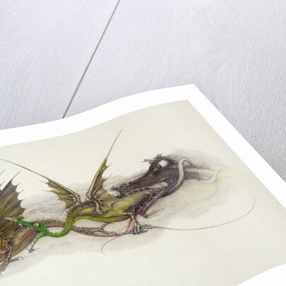 Big Dragons Eat Little Dragons, 1979 by Wayne Anderson