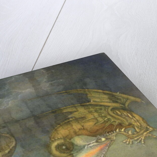 Fighting Dragons, 1979 by Wayne Anderson