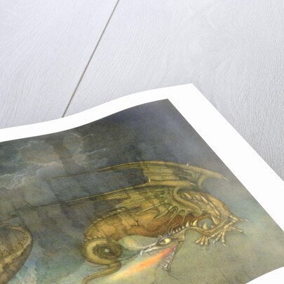 Fighting Dragons, 1979 by Wayne Anderson