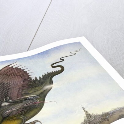 Dragon in Flight, 1979 by Wayne Anderson