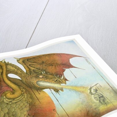 St George and the Dragon, 1979 by Wayne Anderson