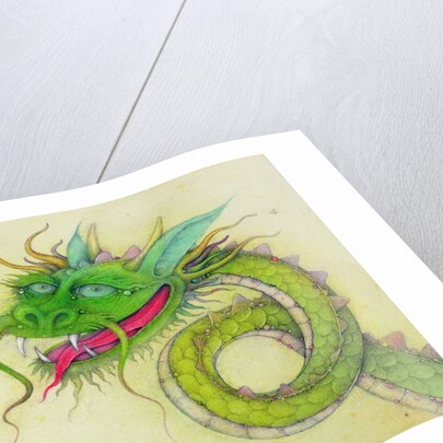 The Blue Eared Dragon, 2000 by Wayne Anderson