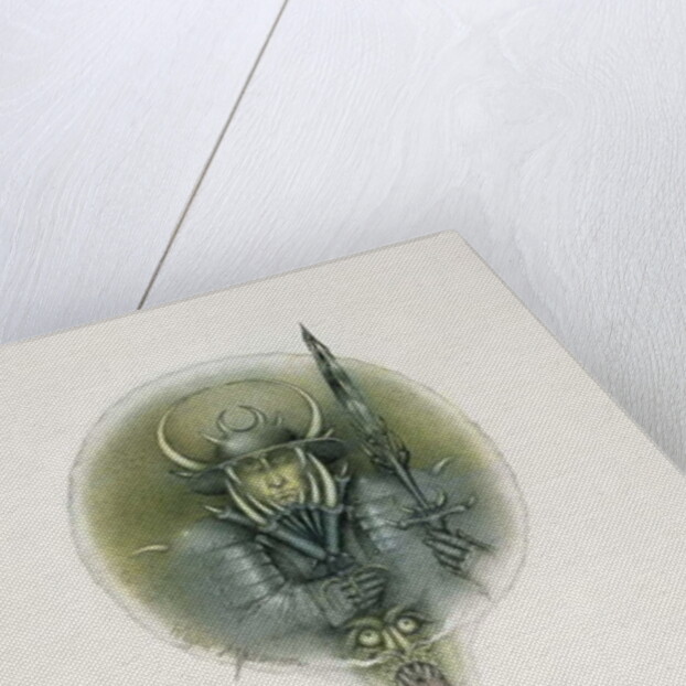 The Hero with the Sword, 1979 by Wayne Anderson