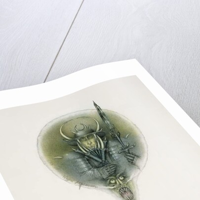 The Hero with the Sword, 1979 by Wayne Anderson