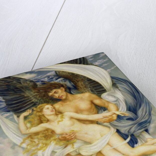 Boreas and Oreithyia, 1896 by Evelyn De Morgan