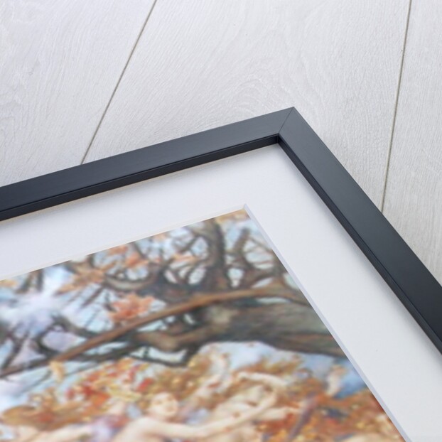 Boreas and Fallen Leaves by Evelyn De Morgan