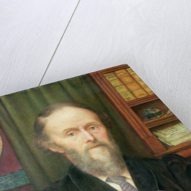 Portrait of William de Morgan 1909 by Evelyn De Morgan