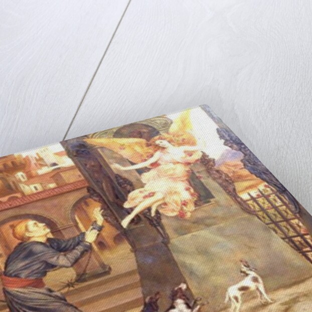 Blindness and Cupidity Chasing Joy from the City, 1897 by Evelyn De Morgan