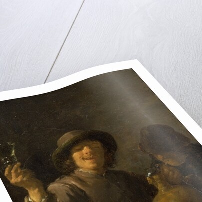 Two Boors drinking by David the Younger Teniers