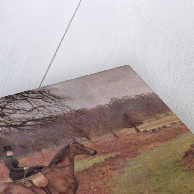 Lady Mabel Bridgeman on 'Claribel', 1885 by Charles Augustus Henry Lutyens