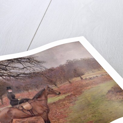 Lady Mabel Bridgeman on 'Claribel', 1885 by Charles Augustus Henry Lutyens