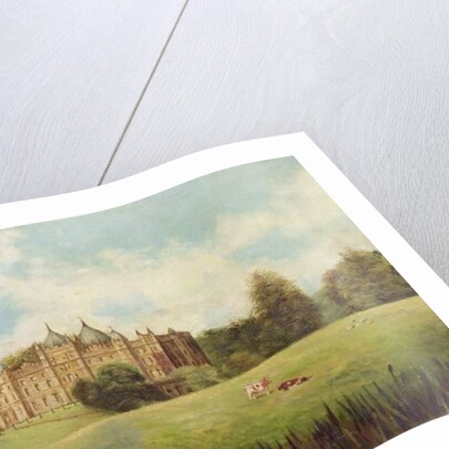 Tong Castle across the Meadows by English School