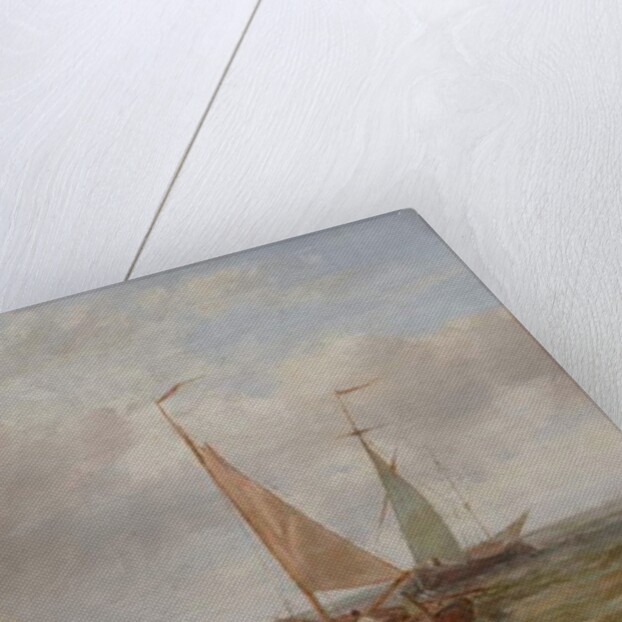 Fishing Boats at Sea by Abraham Hulk