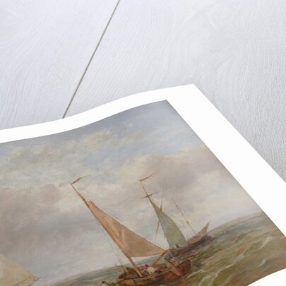 Fishing Boats at Sea by Abraham Hulk