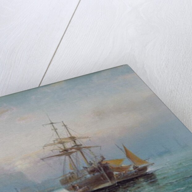 Scarborough Harbour by William A. Thornley or Thornbery