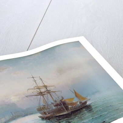 Scarborough Harbour by William A. Thornley or Thornbery