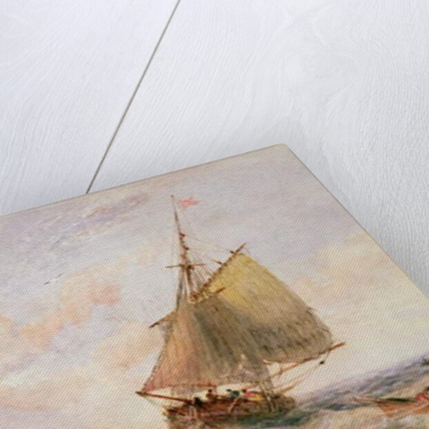 Shipping off Whitby, 1879 by George Weatherill