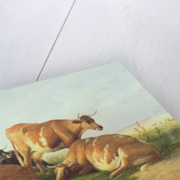 Cattle in a Landscape by Thomas Sidney Cooper