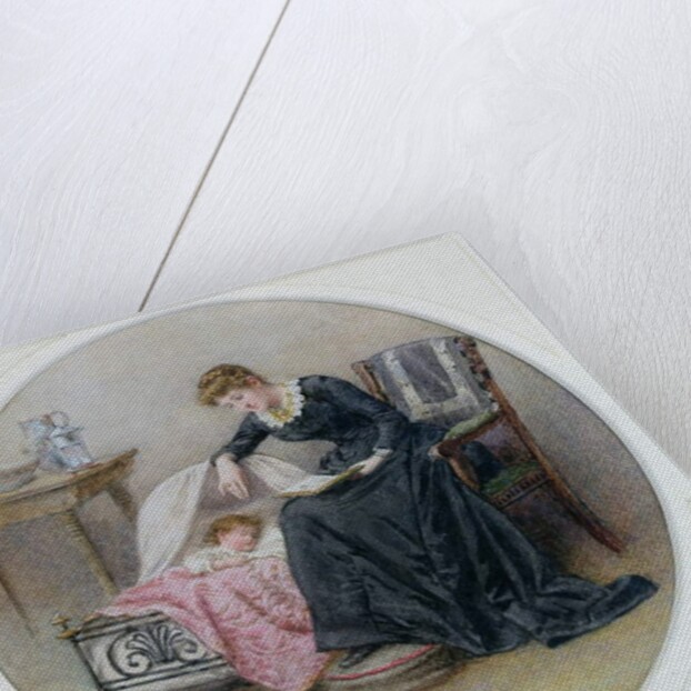 A Goodnight Story by George Goodwin Kilburne