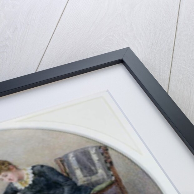 A Goodnight Story by George Goodwin Kilburne