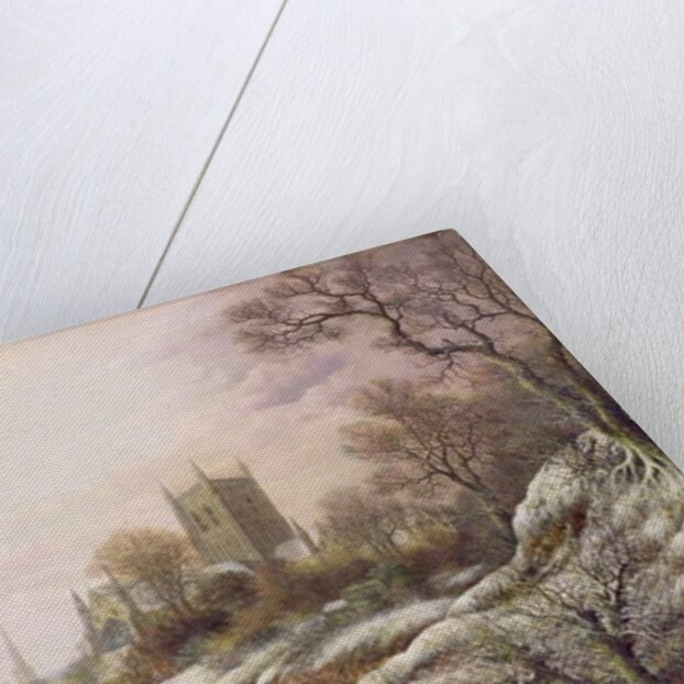 Worcester from the South West in the Snow, c.1875 by Charles Leaver