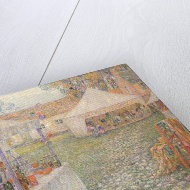 The Booths by Henri Eugene Augustin Le Sidaner