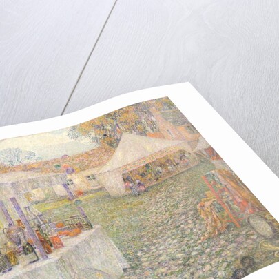 The Booths by Henri Eugene Augustin Le Sidaner