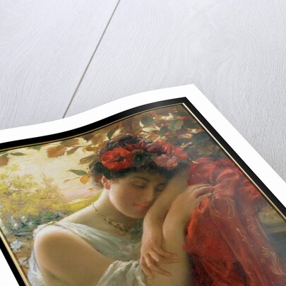 Woman Dreaming by Thomas Benjamin Kennington