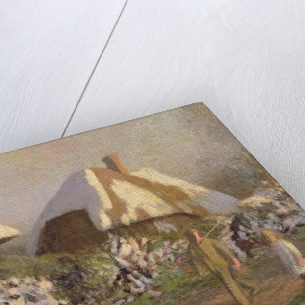 Cottages on the Frosty Afternoon by George Clausen