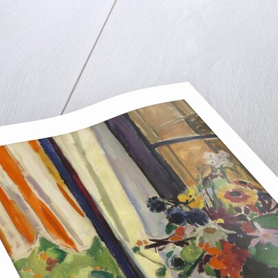 Flowers before a window, c.1930 by Mildred Bendall