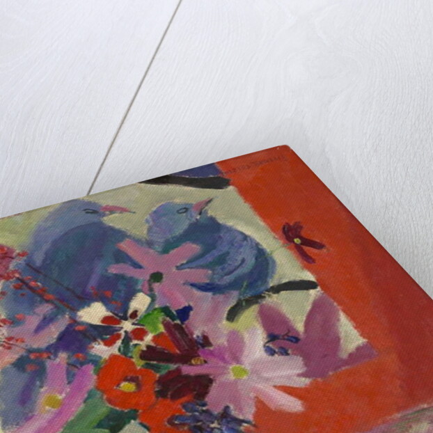 Flowers with birds, c.1926 by Mildred Bendall