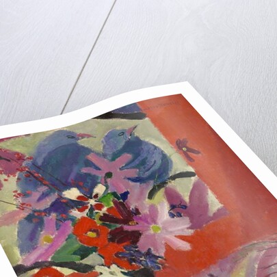 Flowers with birds, c.1926 by Mildred Bendall