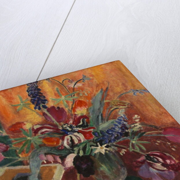 Lupins and tulips, c.1925 by Mildred Bendall