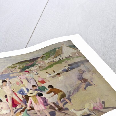 Beach Scene, c.1925 by Ernest Procter