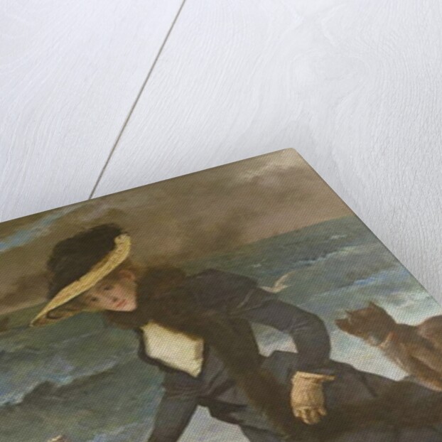 On The Sea Shore, 1891 by Alfred Emile Stevens